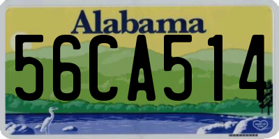 AL license plate 56CA514