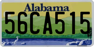 AL license plate 56CA515