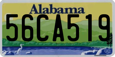 AL license plate 56CA519
