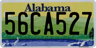 AL license plate 56CA527