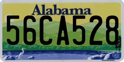 AL license plate 56CA528