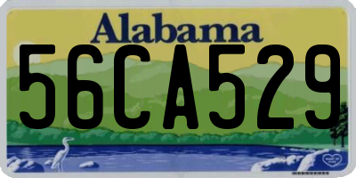 AL license plate 56CA529