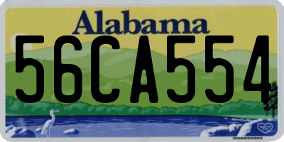 AL license plate 56CA554
