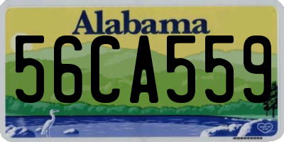 AL license plate 56CA559