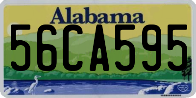AL license plate 56CA595
