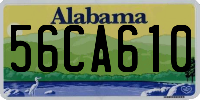 AL license plate 56CA610