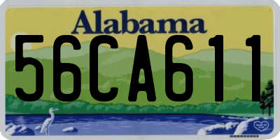 AL license plate 56CA611