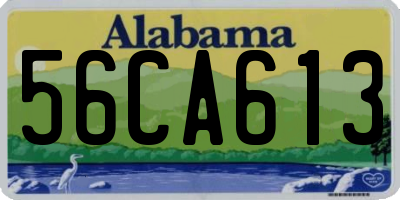 AL license plate 56CA613