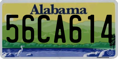 AL license plate 56CA614