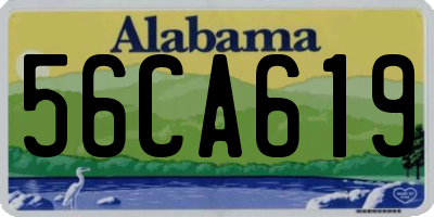 AL license plate 56CA619