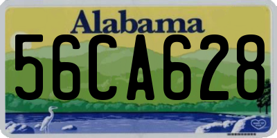 AL license plate 56CA628