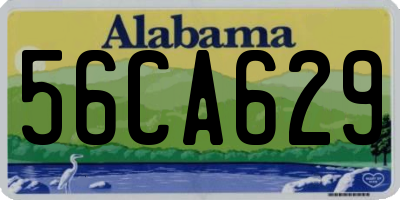 AL license plate 56CA629