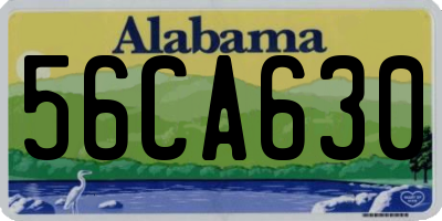 AL license plate 56CA630