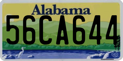 AL license plate 56CA644