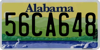 AL license plate 56CA648