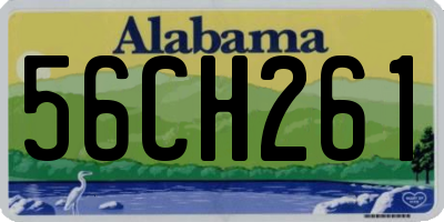 AL license plate 56CH261
