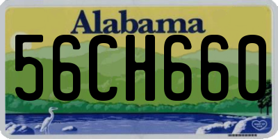 AL license plate 56CH660