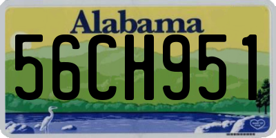 AL license plate 56CH951