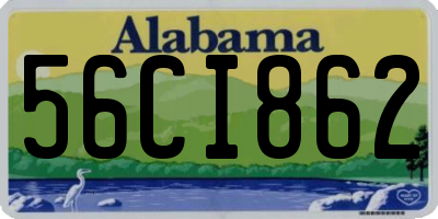AL license plate 56CI862