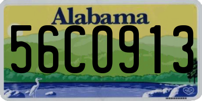 AL license plate 56CO913