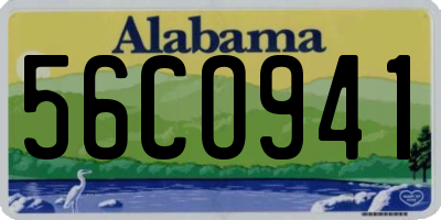 AL license plate 56CO941
