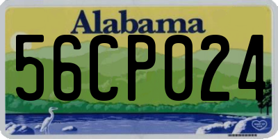 AL license plate 56CP024