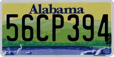 AL license plate 56CP394