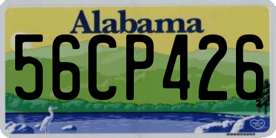 AL license plate 56CP426