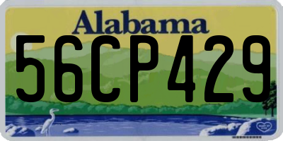 AL license plate 56CP429