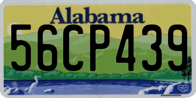 AL license plate 56CP439