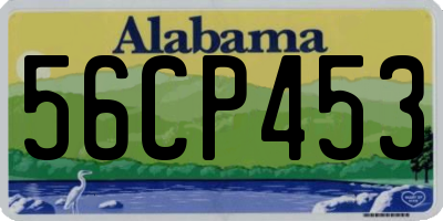 AL license plate 56CP453