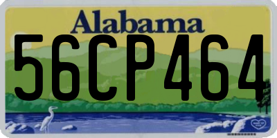 AL license plate 56CP464
