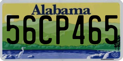 AL license plate 56CP465