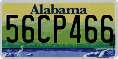 AL license plate 56CP466