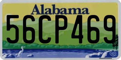 AL license plate 56CP469