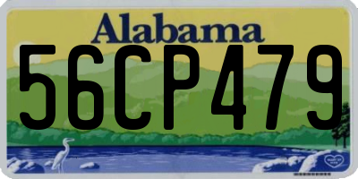 AL license plate 56CP479