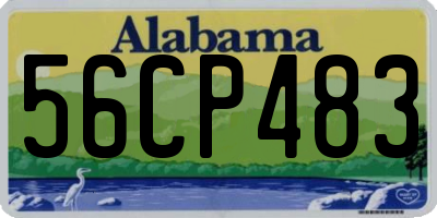 AL license plate 56CP483