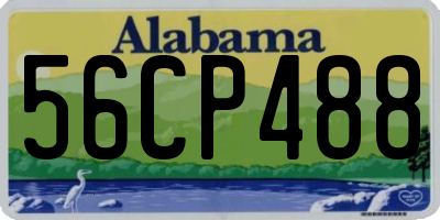 AL license plate 56CP488