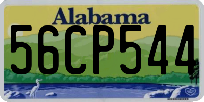 AL license plate 56CP544