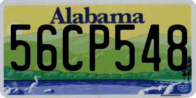 AL license plate 56CP548