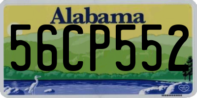 AL license plate 56CP552