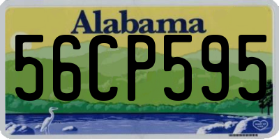 AL license plate 56CP595