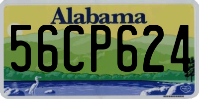 AL license plate 56CP624