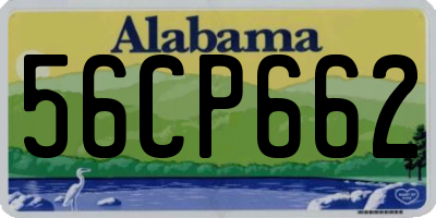 AL license plate 56CP662