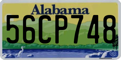 AL license plate 56CP748