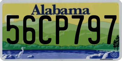 AL license plate 56CP797