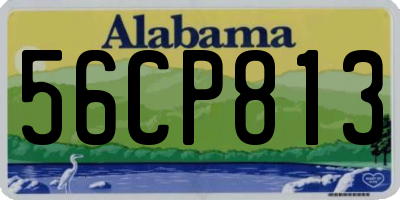 AL license plate 56CP813