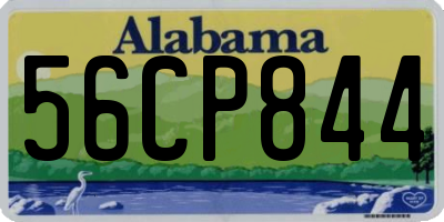 AL license plate 56CP844