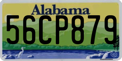 AL license plate 56CP879