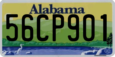 AL license plate 56CP901